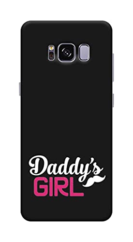 NDCOM Daddys Girl Girly Trendy Printed Hard Mobile Back Cover Case for Samsung Galaxy S8