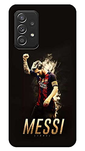 NDCOM Lionel Messi Printed Hard Mobile Back Cover Case for Samsung Galaxy A52s 5G