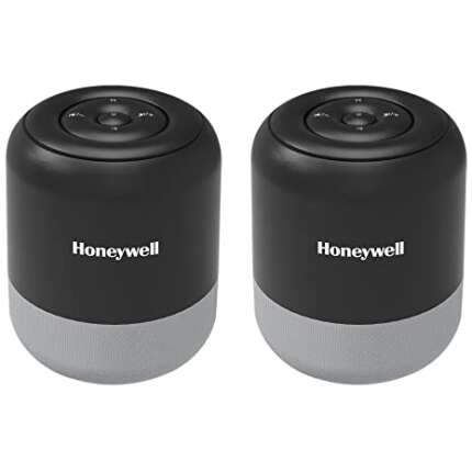 Honeywell Trueno U100 Duo, Lightweight & Portable Wireless Bluetooth Speaker, TWS Feature and Upto 24 Hours Playtime for 2 Speakers (Grey)