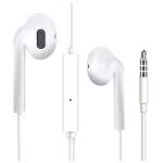 A MARC TOY STUDIO Headphones 3.5mm Universal Earphone Support for All Smartphone in Ear and Other Smart Phones Laptop Mic 1 Meter Strong Wired(White)