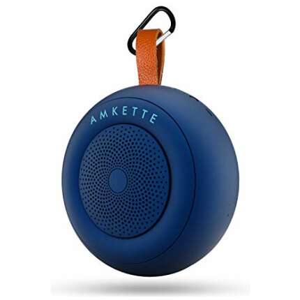 Amkette Boomer Pod 5 Watt Bluetooth Speaker with 8Hrs Playtime, TWS Enabled and One Touch Assistant (Blue)