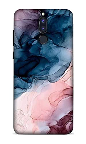NDCOM Marble Color Printed Hard Mobile Back Cover Case for Honor 9i