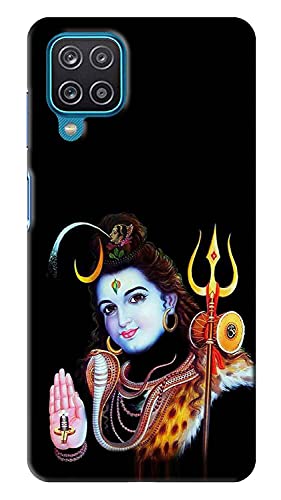 NDCOM Lord Shiva Mahadev Shankarji Bholenath Printed Hard Mobile Back Cover Case for Samsung Galaxy A12