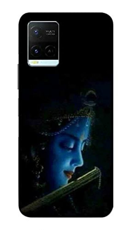 NDCOM Lord Krishna Printed Hard Mobile Back Cover Case for VIVO Y21 2021