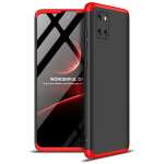 Glaslux Full Body 3-in-1 Slim Fit (Red-Black-Red) Full 360 Protection Back Case Cover for Samsung Galaxy Note 10 Lite
