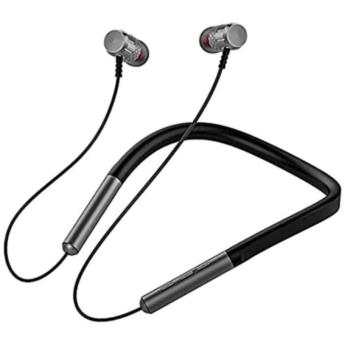 DVTECH® Premium Bluetooth Wireless in Ear Neckband Earphones with Mic (Black)