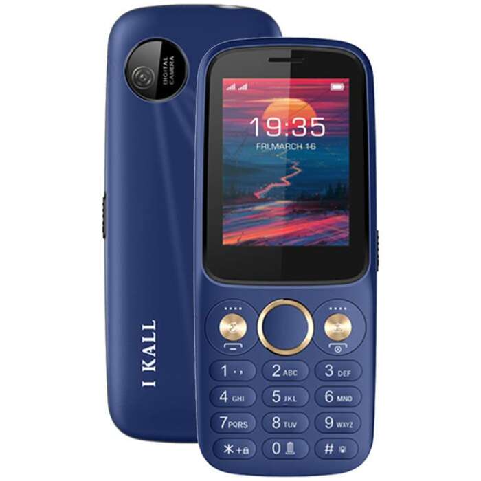I KALL K25 Keypad Mobile (2.4 Inch, 2500 mAh Battery) (Blue)
