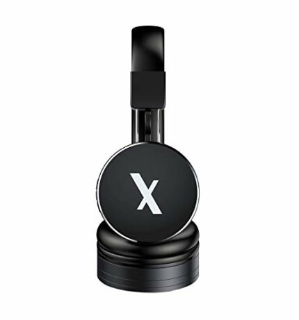 FLiX (Beetel) X2 On-Ear Wireless Bluetooth v5.0 Headphone with Built-in Mic,Ergonomic and Lightweight Soft Cushion Earpads, Upto 20H Playback, AUX and SD Card Support, Voice Assistant (Black)(XBH-H20)