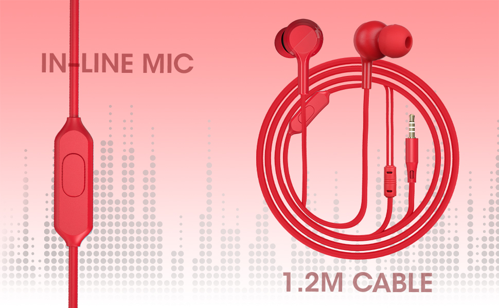 wired earphones, in ear wired earphones, wired earphones with mic, wired earphones under 500
