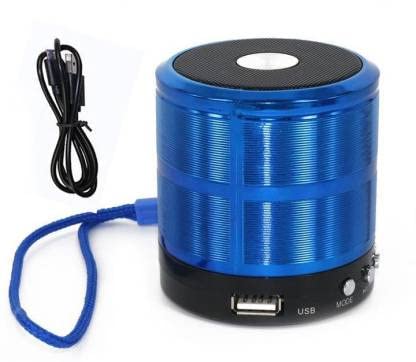 DJ Sound Blast Speaker Portable Best Bluetooth Speaker 113 with Super deep Bass Rechargeable Wireless Bluetooth Speaker Support TF/USB/Pen Drive/FM/AUX Colour-Blue
