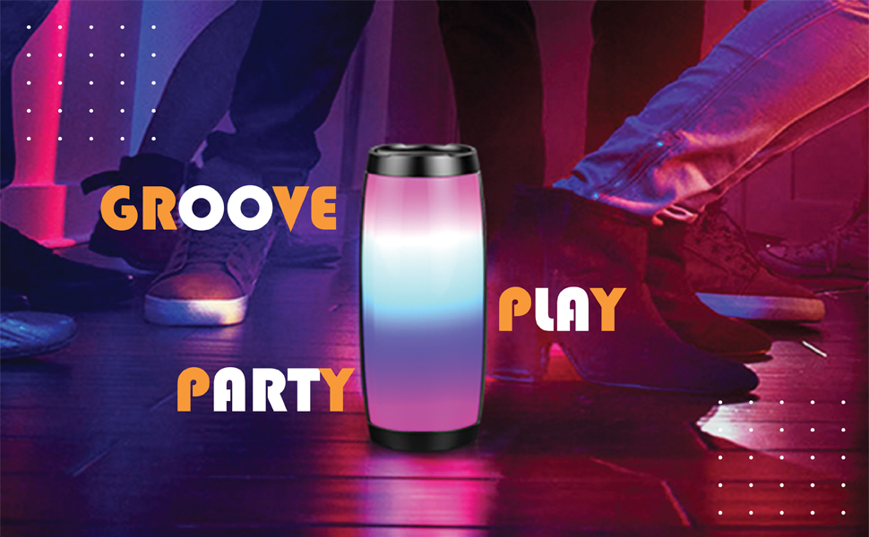 Psytech groove, play, party wireless speakers