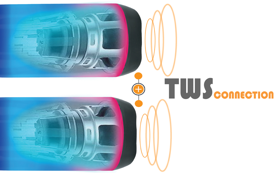 TWS enabled trippy edition wireless speakers
