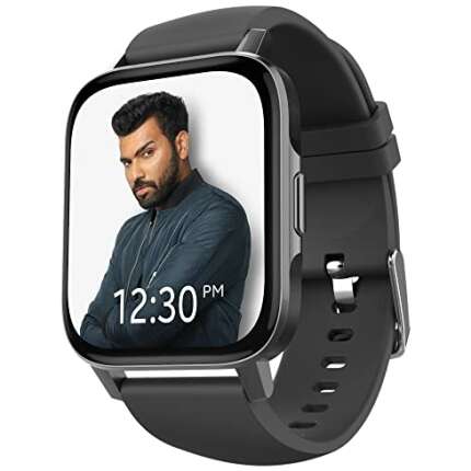 TAGG Verve NEO Smartwatch 1.69" HD Display | 60+ Sports Modes | 10 Days Battery | 150+ Maximum Watch Face Library | Waterproof | 24*7 HeartRate & Blood Oxygen Tracking | Games & Calculator | Black