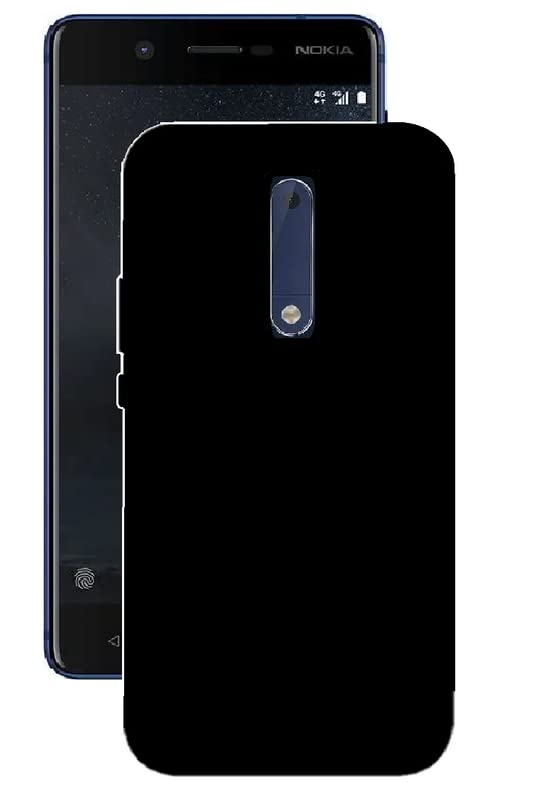 LazyLion Back Cover Case for Nokia 5, Silicone Shockproof Phone Case, Ultra Safety with Soft Feel (Pack of 1)