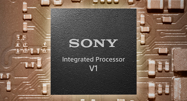 New Integrated Processor V1 devoloped by Sony
