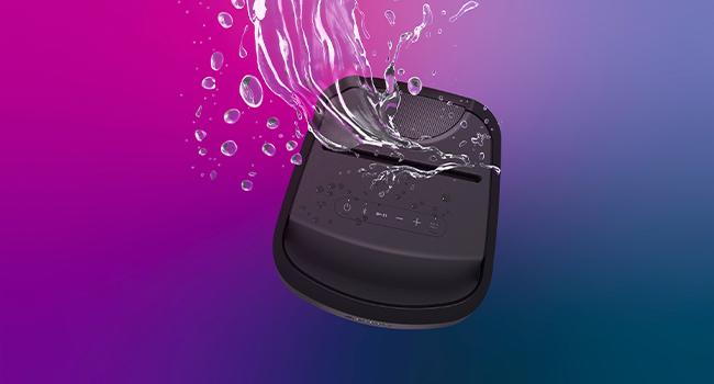 IPX4 splash-resistant design