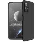 Glaslux Full Body 3-in-1 Slim Fit (Full Black) Full 360 Protection Back Case Cover for Redmi Note 11T 5G