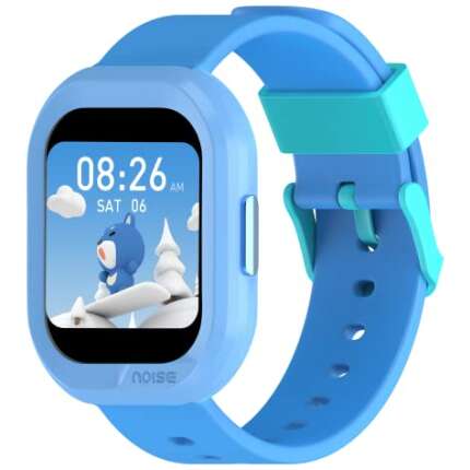 Noise Champ 2 Smart Watch for Kids with Habit Reminders (Handwash, Brushing, etc), 7 Days Battery, NoiseFit Sync App, IP68 Waterproof, Health Tracker, in-Built Games, Multiple Modes (Frozen Blue)