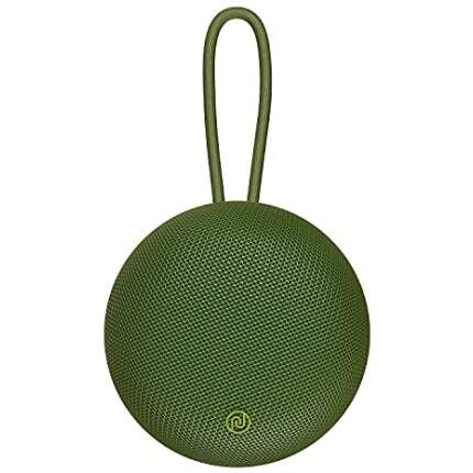 Noise Zest 3W Wireless Bluetooth Speaker, 8 hrs Playtime with TWS Pairing for Stereo Sound, Portable Speaker with Dual Equalizer (Bass & Normal Modes) - Moss Green