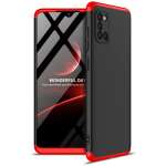 Zivite Full Body 3-in-1 Slim Fit (Red-Black-Red) 360 Degree Protection Hybrid Hard Bumper Back Case Cover for Samsung Galaxy A31
