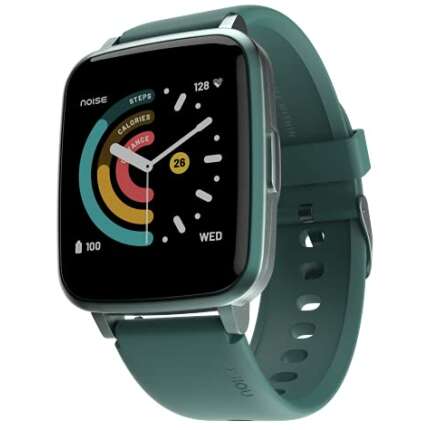 Noise ColorFit Pulse Smartwatch with 1.4" Full Touch HD Display, SpO2, Heart Rate, Sleep Monitors & 10-Day Battery - Teal Green
