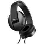 BeLL BLHP115A Wired on-Ear Headphone with Tangle Free Cable +3.5mm Jack,Headset with 18hz-24Khz Frequency Response & 32ohm Impedance,Flexible 2D axis Folding Mechanism Headphone (BLHP115A-Black)