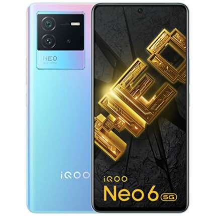iQOO Neo 6 5G (Cyber Rage, 8GB RAM, 128GB Storage) | Snapdragon® 870 5G | 80W FlashCharge