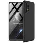 Glaslux Full Body 3-in-1 Slim Fit (Full Black) Full 360 Protection Back Case Cover for Samsung Galaxy A52 4G/5G