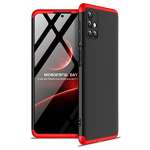 Glaslux Full Body 3-in-1 Slim Fit (Red-Black-Red) Full 360 Protection Back Case Cover for Samsung Galaxy M31S