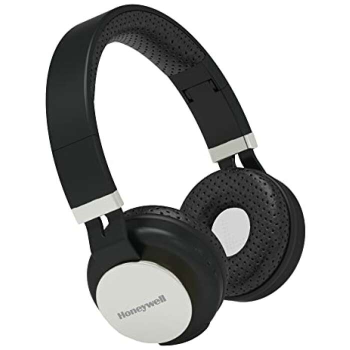 Honeywell Suono P10 Wireless Bluetooth Headphones with Upto 10 Hours Playtime,Lightweight, Foldable Headphone with Mic, High Bass, Bluetooth 5.0 (Silver)