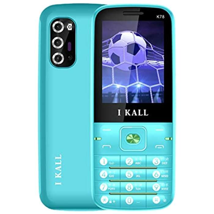 IKALL K78 Multimedia Keypad Mobile (Aqua, 2.4 Inch, Dual Sim, Vibrator)