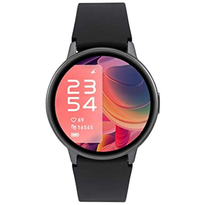 New Fastrack Reflex Play|AMOLED Display|100 + Watchfaces|in-Built Games|24x7 HRM|BP Monitor|SpO2|Sleep Monitor|25+ Sports Modes|Custom Watchface|7 Day* Battery|Camera & Music Control|IP68