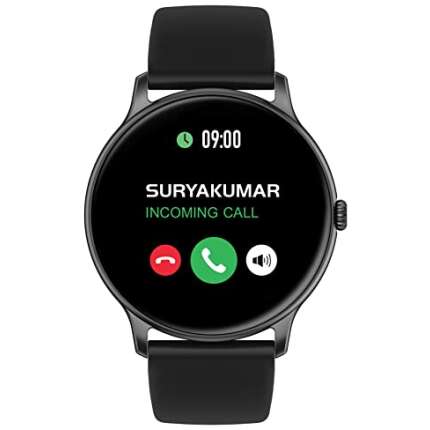 Newly Launched Maxima Max Pro Knight Bluetooth Calling smartwatch with 44.5mm Round Active Display of 550 Nits Brightness, Voice Assistant, HR & SpO2 Monitor,30+ Excercise Modes, inbuilt Games