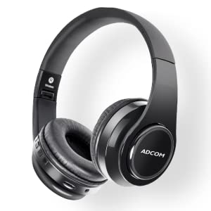 adcom luminosa premium wireless bluetooth led headphones over ear