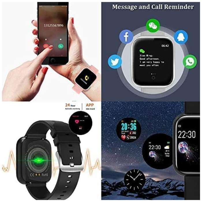 Full Touch SmartWatch Fitness Tracker For Android & IOS – Rezlek Fitness