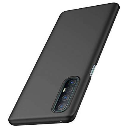 LazyLion Back Cover Case for Oppo Reno 4 Pro, Silicone Shockproof Phone Case with [Soft Anti-Scratch Microfiber Lining] Black (Pack of 2)