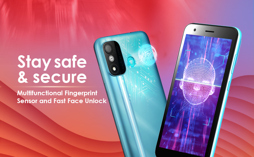 Stay safe and secure with Multifunctional Fingerprint Sensor and Fast Face Unlock