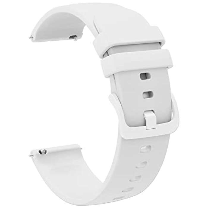 Ainsley 22mm Smart Watch Straps / Smart Watch Band Compatible for Realme Watch S / Realme S Pro (White)