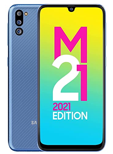 (Renewed) Samsung Galaxy M21 2021 Edition - Arctic Blue, 4GB RAM, 64GB Storage - FHD+ sAMOLED