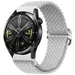 SUIMUMU 22mm Watch Straps Compatible for Samsung Galaxy Watch 3 45mm Band/Huawei GT3/GT 2 46mm, Stretchy Adjustable Elastic Nylon Woven Loop Wristband for Men Women(Watch NOT Included) (#22)
