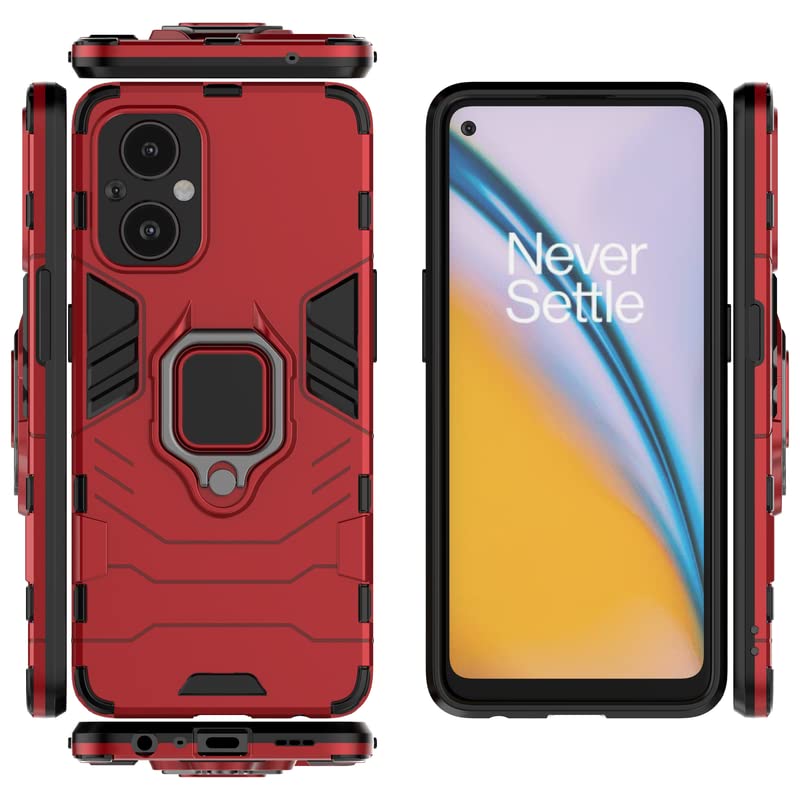 Galaxy Note 9 4gredmi Note 9 Pro Shockproof Case With Ring Holder &  Magnetic Cover