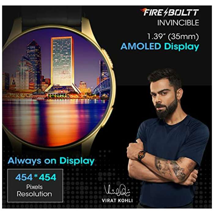 HEPOCH Screen Guard for Fire-Boltt Invincible Plus Smartwatch with  Bluetooth Calling (36.32mm AMOLED Display, IP67 Water Resistant, Rose Gold)  - HEPOCH : Flipkart.com