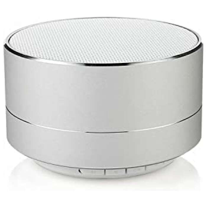 A10 Portable Bluetooth Speaker with One USB Led Light 3 W Bluetooth Speaker (Gold, Stereo Channel)