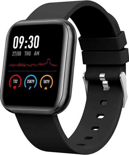 APCSA M1 Smart Watch D16 Smart Watch, Bluetooth 1.3" Smart Watch LED with Daily Activity Tracker, Heart Rate Sensor, for All Boys & Girls SmartWatch- Black