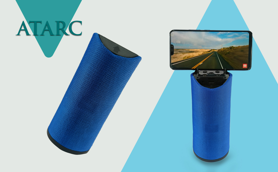 ATARC Bluetooth Speaker Portable Outdoor Loudspeaker Wireless Speaker Mini Double Stereo SPN-DCON