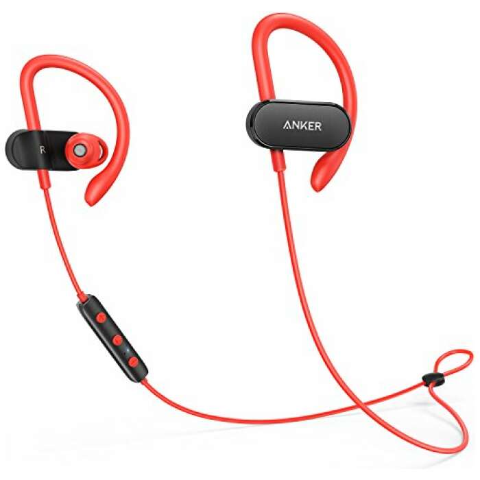 Anker SoundBuds AK-A32630L1 Wireless Bluetooth Headphones (Red)