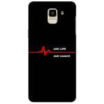 Arvi Enterprise Life Line Slim Light Weight Back Cover for Samsung Galaxy J6/On6 Infinity (2018)