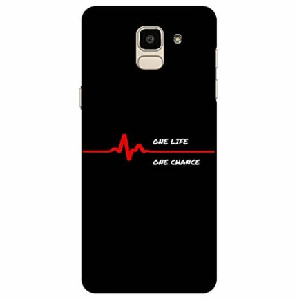 Arvi Enterprise Life Line Slim Light Weight Back Cover for Samsung Galaxy J6/On6 Infinity (2018)