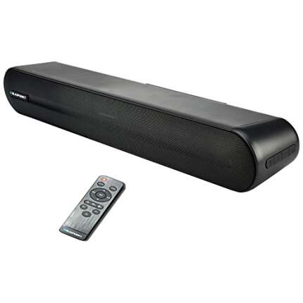 Blaupunkt SBA40 60W Bluetooth Soundbar Speaker with Bluetooth, AUX, USB, Mini Soundbar for TV/PC/Projectors/Tablets