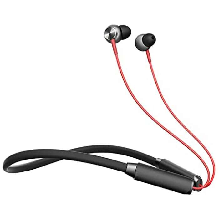 Bluetooth Earphones for OnePlus Nord / One Plus Nord Earphone Original Like 35 Hours Playtime Bluetooth Wireless Neckband Flexible In-Ear Headphones Headset With Mic, Extra Deep Bass Hands-Free Call/Music, Sports Earbuds, Sweatproof (L322, Multi)